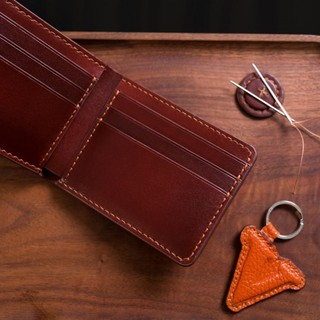 Ví da Mini Classic - Da bò thật - Ví da thời trang Handmade thủ công