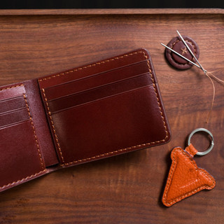 Ví da Mini Classic - Da bò thật - Ví da thời trang Handmade thủ công