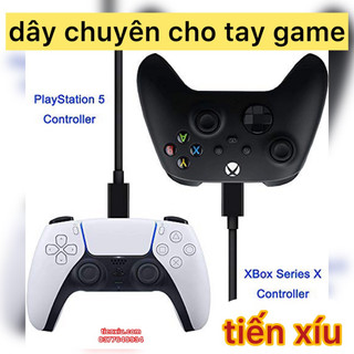 (Dài 2m8)dây usb kết nối pc Tay Ps5 xbox one X Series, Nintendo switch Ps5 tay Xbox one X dây mạ vàng bọc dù