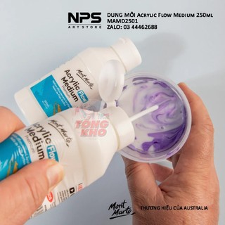 Dung môi acrylic MM Flow Medium 250ml/ Medium Gloass 250ml/ Medium matte135ml
