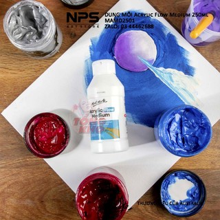 Dung môi acrylic MM Flow Medium 250ml/ Medium Gloass 250ml/ Medium matte135ml