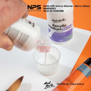 Dung môi acrylic MM Flow Medium 250ml/ Medium Gloass 250ml/ Medium matte135ml