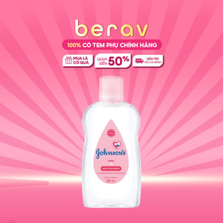 Dầu dưỡng ẩm mát xa johnson's baby oil 200ml