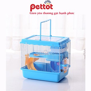 Lồng hamster Chuồng Hamster lồng ếch lâu đài cao cấp - Pettot