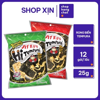 [GÓI 25G] Snack Rong Biển Taokaenoi TEMPURA Thái Lan nhều vị 25g