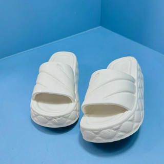 Dép bánh mì 3 LINE  đế cao 4,5cm, SAKI, dép lê nữ, dép bánh mì eva êm nhẹ chân, tăng 1-2 size