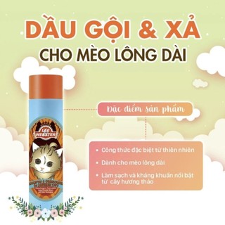 [CHÍNH HÃNG] DẦU GỘI VÀ XẢ LEE WEBSTER CHO MÈO