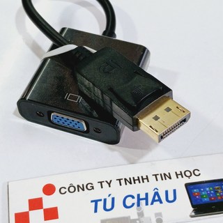 Cáp DisplayPort ra VGA (DP to VGA) / Cáp dài 20Cm