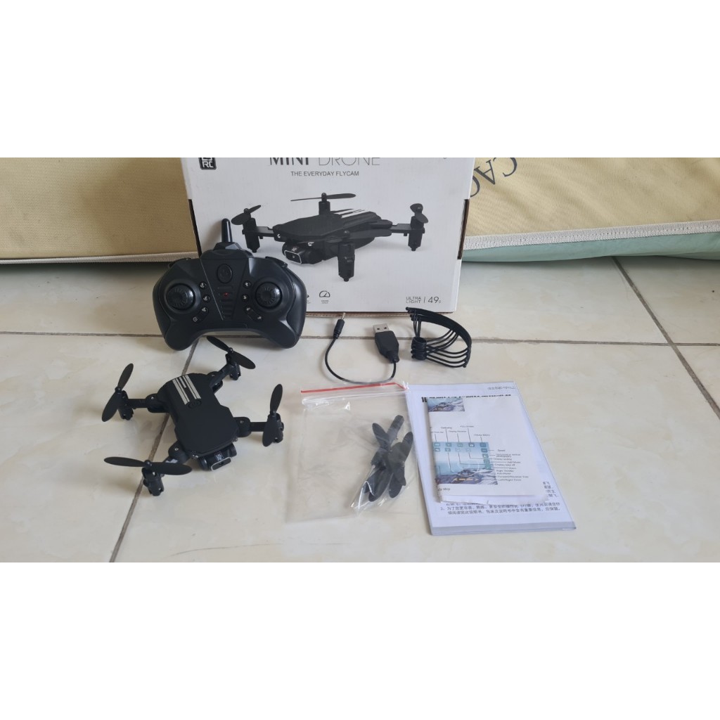 (Giảm 20%) Flycam E88 mini (mini drone) Điều khiển từ xa camera wifi (Tặng pin remote)