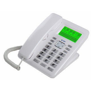 Điện thoại văn phòng, điện thoại khách sạn, gia đình, loại có dây để bàn, có màn hình hiện số gọi tới. 655