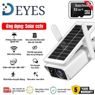 Khuyến mãi camera quan sát xiaomi icsee năng lượng mặt trời / pin 3mp 1296p camera quan sát wifi không dây chịu thời ti