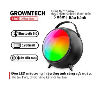 Loa nghe nhạc bluetooth không dây GrownTech ZQS 1442 ZQS1442 đèn led đẹp, chống nước bass mạnh