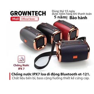 Loa nghe nhạc bluetooth mini GrownTech ET 121 karaoke đa năng bảo hành 5 năm