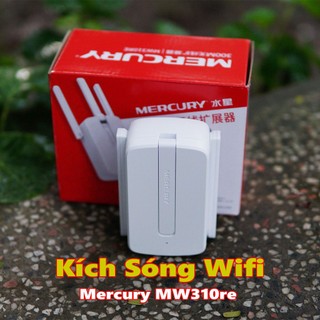 Kích Sóng Wifi Mercury MW310re 300Mbps 3 Râu Cực Mạnh - BH 1 Năm | Kích Wifi Mercury MW310re