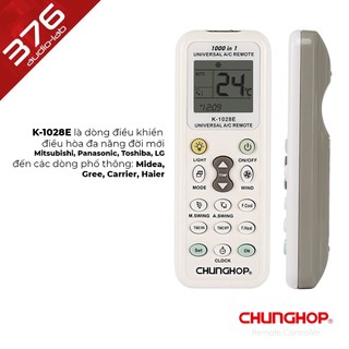 REMOTE ĐIỀU KHIỂN MÁY LẠNH ĐIỀU HÒA ĐA NĂNG CHUNGHOP K-1028E - Siêu rẻ