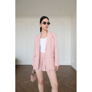 RUBIES Cinder Blazer - Áo Khoác Blazer Nữ Dáng Suông Tay Dài