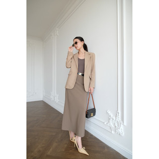 RUBIES Cinder Blazer - Áo Khoác Blazer Nữ Dáng Suông Tay Dài