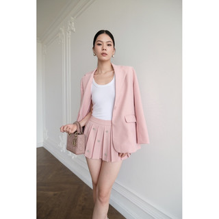 RUBIES Cinder Blazer - Áo Khoác Blazer Nữ Dáng Suông Tay Dài