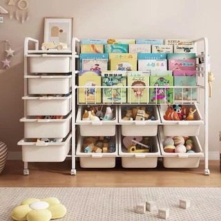 [Sẵn] Kệ để sách để đồ chơi cho bé 2in1