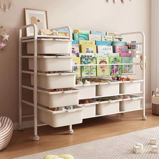 Kệ để sách để đồ chơi cho bé 2in1