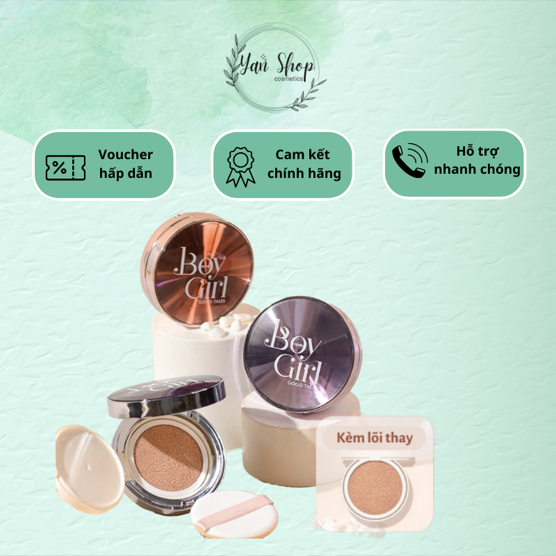 Phấn nước cushion Gogotales Boy Girl kèm lõi thay thế (GT471)