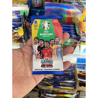 [ Pack Lẻ 3 Insert ] Match Attax UFEA Euro 2024 ( Pack 8 Thẻ ) ( 3 insert )