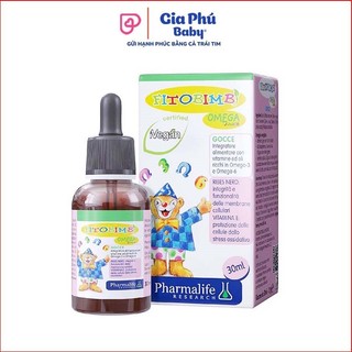Fitobimbi Omega - Omega Junior Gocce - phát triển não bộ cho trẻ - Nhập khẩu chính hãng từ Ý