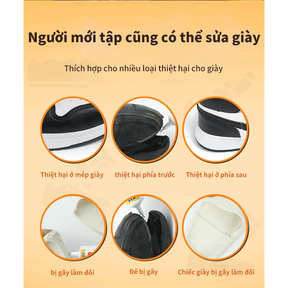 ✨keo dán giày dép siêu chắc keo dán giày đá bóng keo dán giày thể thao 60ML Keo đặc biệt dành cho giày thể thao