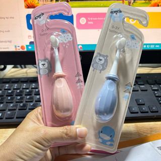 Bàn chải đánh răng cho Bé lông tơ mềm mịn bảo vệ răng nướu - Bàn chải đánh răng Kuku Duckbill