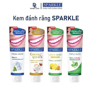 Kem đánh răng sparkle 100g thái lan, kem đánh răng siêu trắng răng sparkle thái lan 90g - 100g