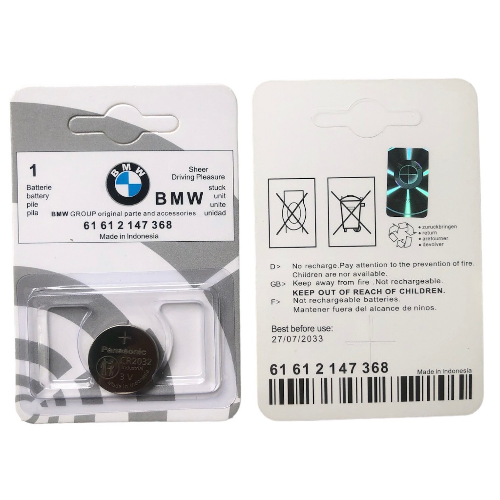 Pin BMW (Panasonic CR2032 industrial - 3V)