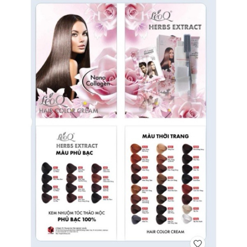 Nhuộm Thời Trang LeoQ Màu N27-N33