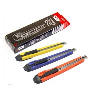 Dao rọc giấy loại trung sdi 0404 lưỡi 9mm xịn, siêu sắc bén, kèm 1 lưỡi dao thay thế