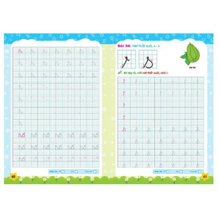 Combo 3 món cho bé học Vào Lớp 1 ( Bộ 3 đánh vần + luyện chữ+ học toán)