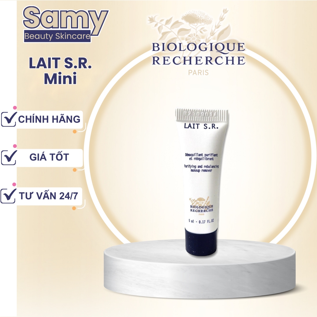 [Công ty | LAIT S.R. Mini] Sữa rửa mặt thanh lọc và điều tiết dầu 5ml | Biologique Recherche BR