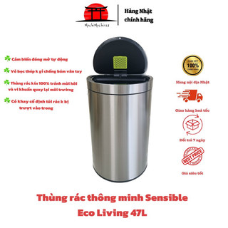 Thùng rác thông minh Sensible Eco Living 47L Nhật Bản