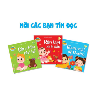 Sách - Bộ ehon Những điều kì diệu về cơ thể bé - Bộ 3 cuốn