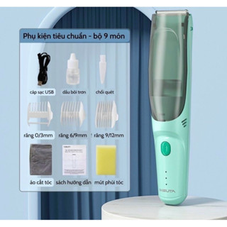 [SIÊU ÊM] Tông Đơ Cắt Tóc Cho Bé,Có Sạc Pin Rời Kèm Bộ Phụ Kiện