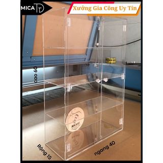Tủ mica trưng bày mỹ phẩm, nước hoa - Tủ trưng bày mica