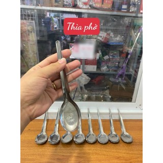 (Combo 50 cái) Thìa phở, muỗng cán dài, muỗng súp
