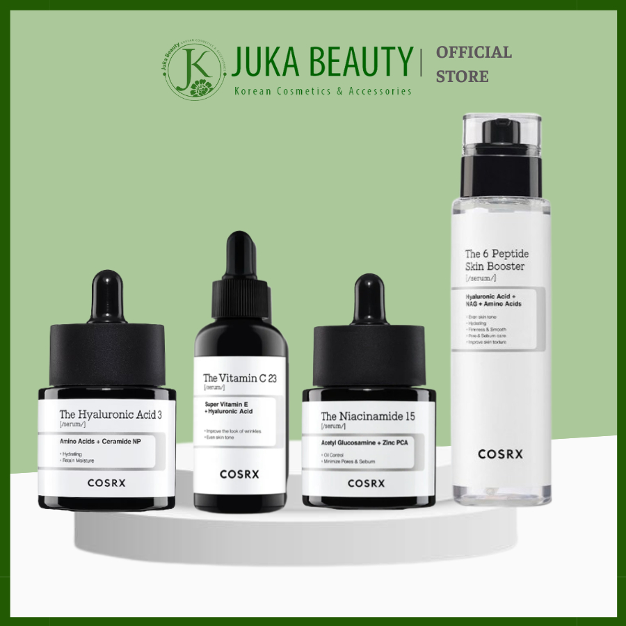 Tinh chất  Cosrx The Hyaluronic Acid 3/ The Vitamin C 23/ The Niacinamide 15/ 6 Peptide Skin Booster Serum