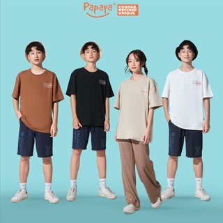 Áo Thun Tay Lỡ Unisex Papaya Gen Form Rộng Cotton Phông Nam Nữ Oversize Local Brand In Hình