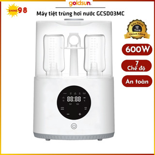 Máy tiệt trùng hơi nước đa năng Goldsun GCSD03WH 7 chức năng trong 1, Máy tiệt trùng chính hãng