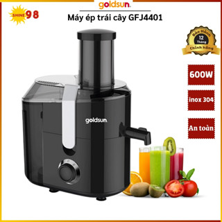 Máy ép trái cây, Máy ép nước hoa quả Goldsun GFJ4401, công suất 600W, ép kiệt bã, bảo hành 12 tháng