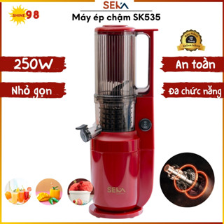 Máy ép chậm trái cây, Máy ép nước hoa quả chậm SEKA SK535-S, công suất 250W, ép kiệt bã