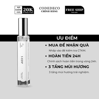 Tinh dầu nước hoa codedeco s edp cuốn hút, hấp dẫn, cá tính 10ml dạng xịt