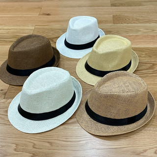 Mũ Nón Phớt Đi Biển Trilby Nam Nữ Vành 5cm SHOPNONRE (Có Khung Bảo Vệ Nón)