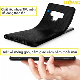 Ốp lưng Galaxy Note 9 Spigen Liquid Air Armor, (Màu Đen) - Hàng Chính Hãng