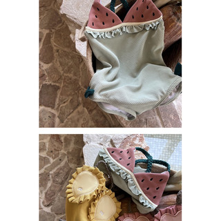 Bộ bikini hình hoa quả cho bé gái