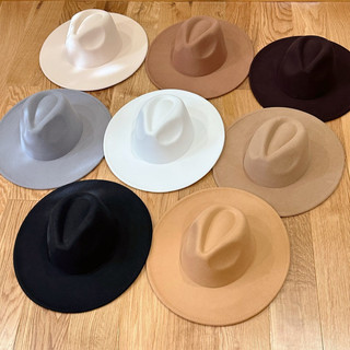 Mũ Nón Fedora Nam Nữ Đi Biển Unisex Vành 10cm SHOPNONRE (Đóng Khung Bảo Vệ Nón)